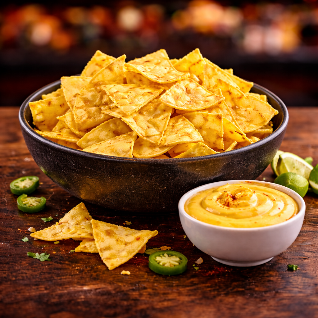 Nachos with Cheese Sauce